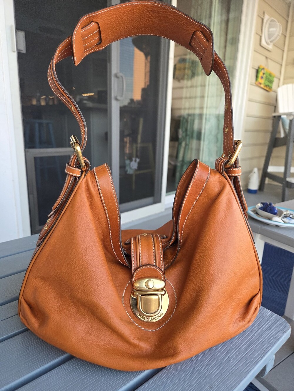 Marc Jacobs Vintage Orange Hobo Bag EUC